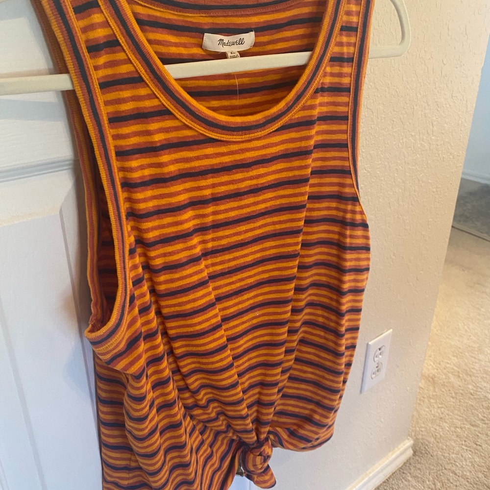 Madewell striped tank
